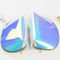 Borsa olografica iridescente lavabile dell'articolo da toeletta trasparente di TPU