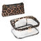 Organizzatore cosmetico Bag del PVC del leopardo multifunzionale