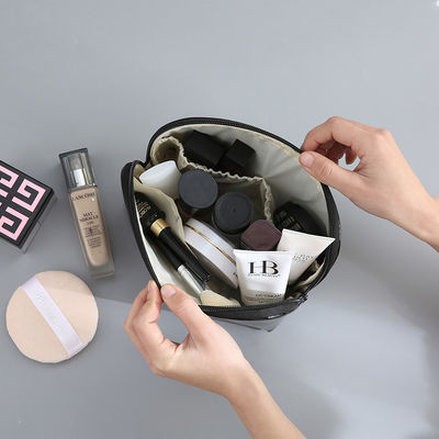 Borsa brillante di trucco dell'unità di elaborazione di viaggio della chiusura lampo di grande capacità